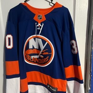 Ilya sorokin  NHL Islanders Blue and Orange Jersey